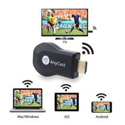 Dongle tv media player dual core 1.2 ghz, dlna, miracast, airplay, ram 128mb, hdmi, anycast m4 MultiMark GlobalProd