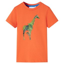Tricou pentru copii, portocaliu deschis, 116 GartenMobel Dekor