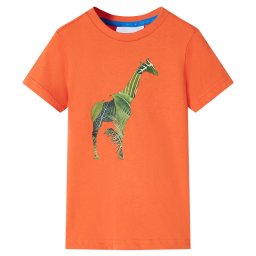 Tricou pentru copii, portocaliu deschis, 128 GartenMobel Dekor