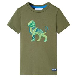 Tricou pentru copii, kaki, 104 GartenMobel Dekor