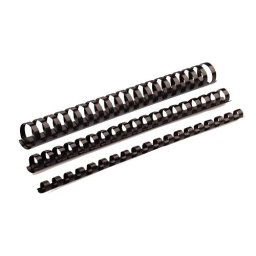 Binding comb 5345307, 6mm, 100 buc, negru