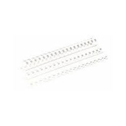 Binding comb 5345506, 8mm, 100 buc, alb