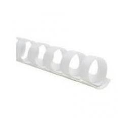 Binding comb 5345805, 10mm, 100 buc, alb