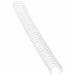 Binding comb 5346206, 12mm, 100 buc, alb