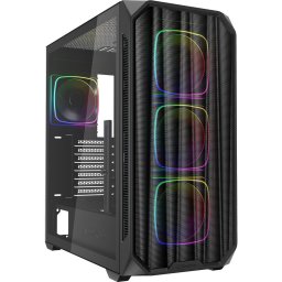 Carcasa Mid Tower Fara sursa AK5M RGB Negru
