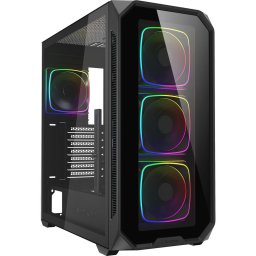 Carcasa Mid Tower Fara sursa AK5G RGB Negru