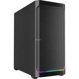 Carcasa Mid Tower Fara sursa AK4 RGB Strip Negru