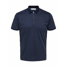 SELECTED Tricou 'SLHFave' bleumarin