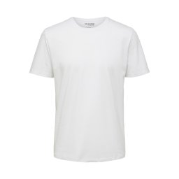 SELECTED Tricou 'Aspen' alb