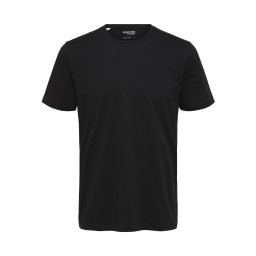 SELECTED Tricou 'Aspen' negru