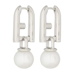 FURLA Cercei argintiu / alb