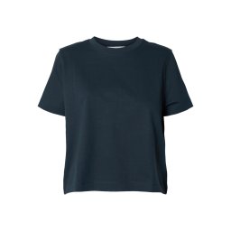 SELECTED Tricou 'ESSENTIAL' bleumarin