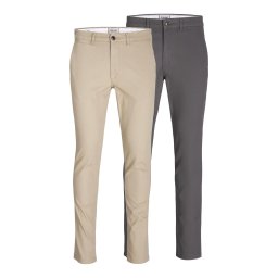 JACK & JONES Pantaloni eleganți 'JJIMarco JJDave' bej / gri grafit