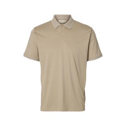 SELECTED Tricou 'SLHFave' bej