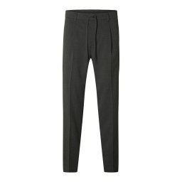 SELECTED Pantaloni cu dungă 'SLHLeroy' gri închis