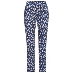 s.Oliver Pantaloni de pijama albastru / bleumarin / alb