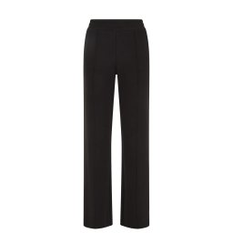 WE Fashion Pantaloni cu dungă negru