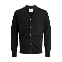 JACK & JONES Geacă tricotată negru