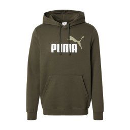 PUMA Hanorac sport 'ESS No. 1' kaki / oliv / alb
