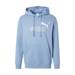 PUMA Hanorac sport 'ESS No. 1' albastru deschis / gri deschis / alb