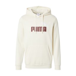 PUMA Hanorac sport 'ESS No. 1' crem / roșu bordeaux / alb