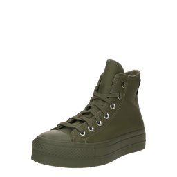CONVERSE Sneaker înalt 'CTAS' kaki / argintiu
