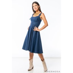 Rochie Denim Ilinca Bleumarin