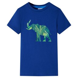 Tricou pentru copii, albastru închis, 140 GartenMobel Dekor