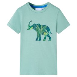 Tricou pentru copii, kaki deschis, 92 GartenMobel Dekor