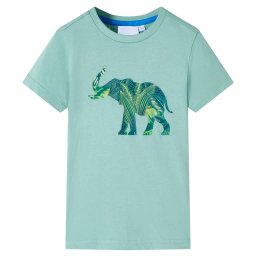 Tricou pentru copii, kaki deschis, 104 GartenMobel Dekor