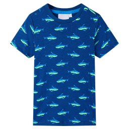 Tricou pentru copii, albastru închis, 92 GartenMobel Dekor
