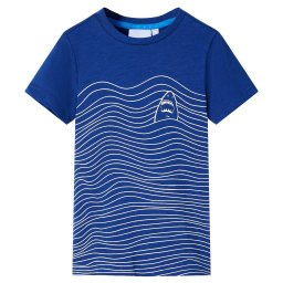 Tricou pentru copii, albastru închis, 128 GartenMobel Dekor