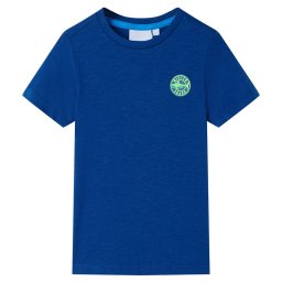 Tricou pentru copii, albastru închis, 128 GartenMobel Dekor