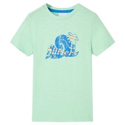Tricou pentru copii, verde deschis, 140 GartenMobel Dekor