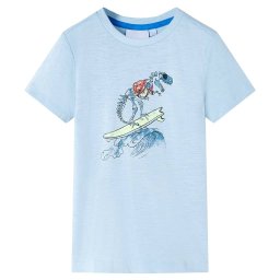 Tricou pentru copii, albastru deschis, 128 GartenMobel Dekor
