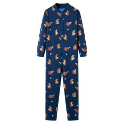 Costum salopeta pentru copii, jeans, albastru, 92 GartenMobel Dekor