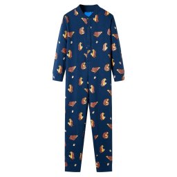 Costum salopeta pentru copii, jeans, albastru, 104 GartenMobel Dekor