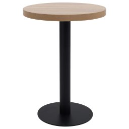 Masa de bistro, maro deschis, 60 cm, MDF GartenMobel Dekor