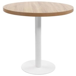 Masa de bistro, maro deschis, 80 cm, MDF GartenMobel Dekor