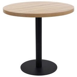 Masa de bistro, maro deschis, 80 cm, MDF GartenMobel Dekor
