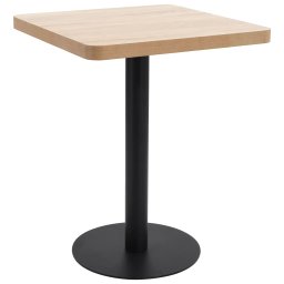 Masa de bistro, maro deschis, 60x60 cm, MDF GartenMobel Dekor