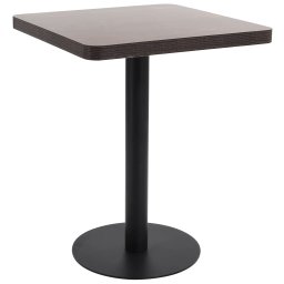 Masa de bistro, maro închis, 60 x 60 cm, MDF GartenMobel Dekor