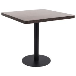 Masa de bistro, maro închis, 80 x 80 cm, MDF GartenMobel Dekor