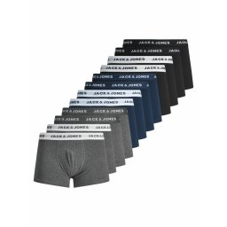 JACK & JONES Boxeri albastru marin / gri / negru / alb