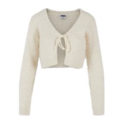 Urban Classics Geacă tricotată fildeş