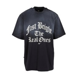 Fast & Bright Tricou 'Fast and Bright' negru / alb