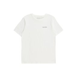 Calvin Klein Jeans Tricou negru / alb