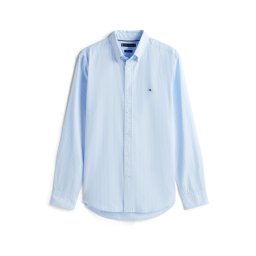 TOMMY HILFIGER Cămașă albastru deschis / alb
