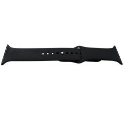 Curea Cauciuc pentru Apple Watch Neagra 42mm