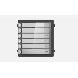 Modul extensie videointerfon, 6 familii, aparent/ingropat - Hikvision DS-KD-KK/S